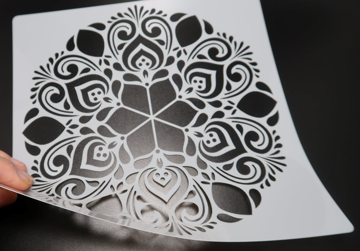 7 3/4" Mandala Stencil (B4) image 1