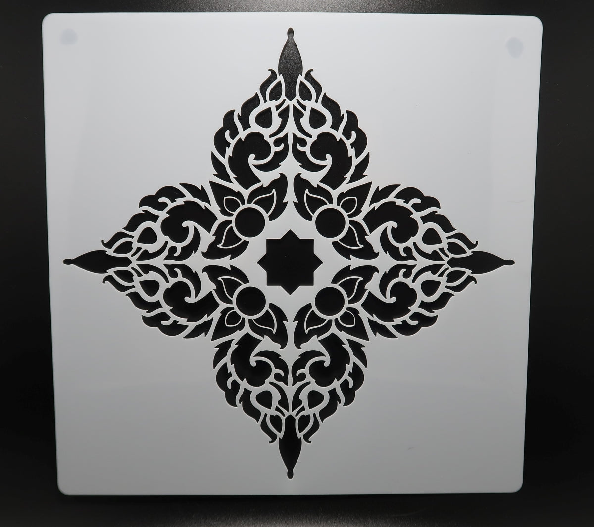 7 3/4" Mandala Stencil (B2) image 0