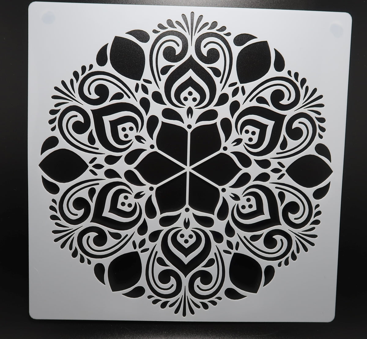 7 3/4" Mandala Stencil (B4) image 0