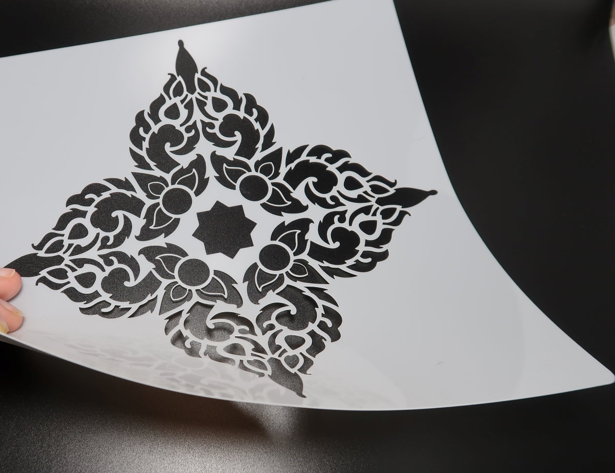 7 3/4" Mandala Stencil (B2) image 1