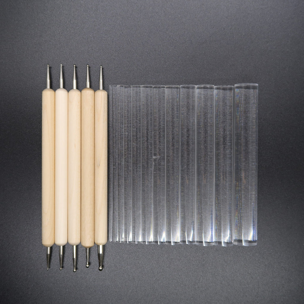 17 Piece Acrylic Rod &amp; Stylus Dotting Tool Combo Dot Mandala Lydia May image 5