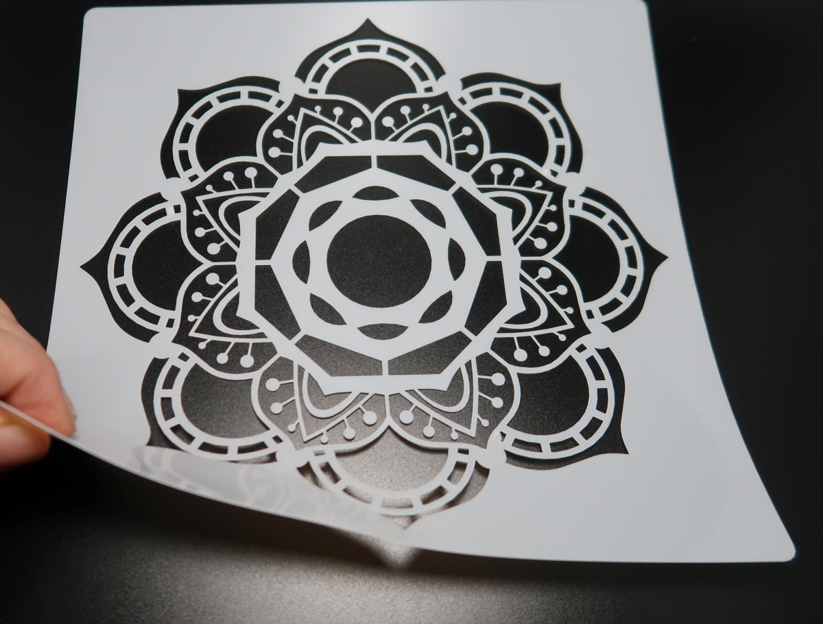 7 3/4" Mandala Stencil (B3) image 1